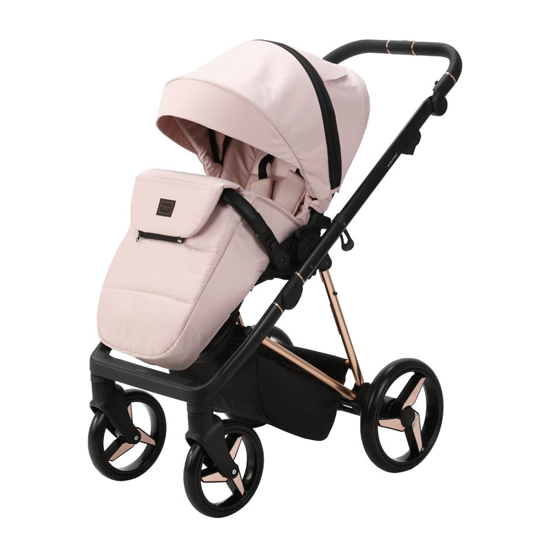 ADAMEX Kočík kombinovaný Quantum Special Edition Pink/Rosegold