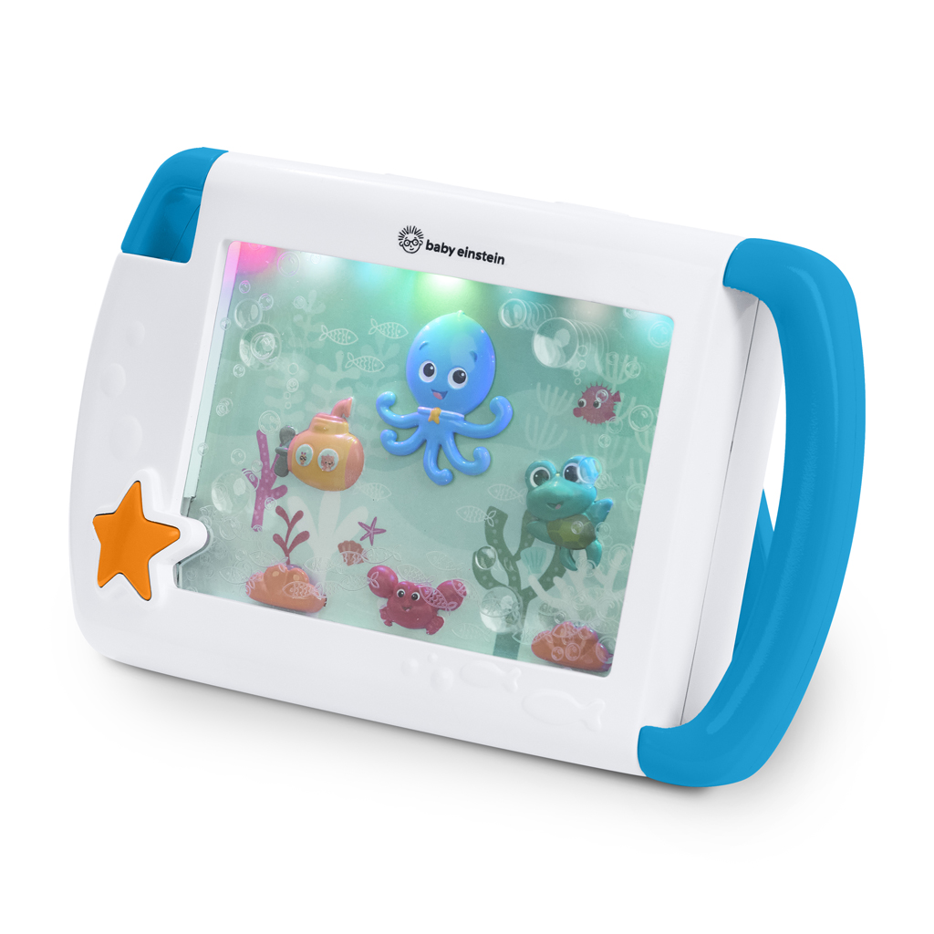 BABY EINSTEIN Tablet so zvukmi, hudbou a svetlami Sea Dreams modrý, 0m+