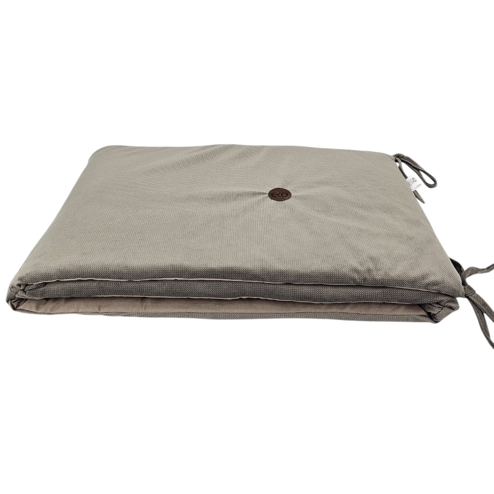 EKO Mantinel do postieľky bavlnený Velvet Dark Beige 180cm