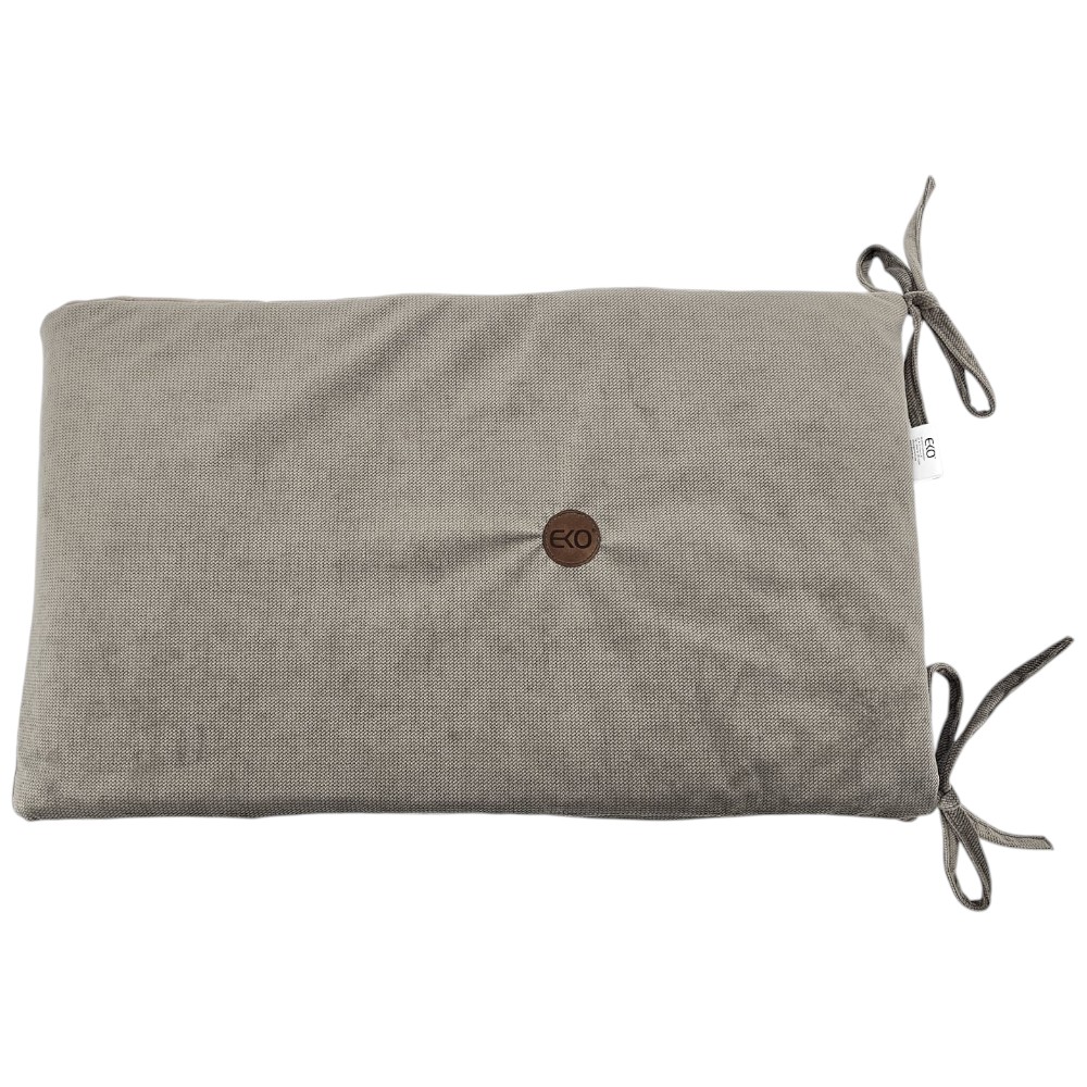 EKO Mantinel do postieľky bavlnený Velvet Dark Beige 180cm