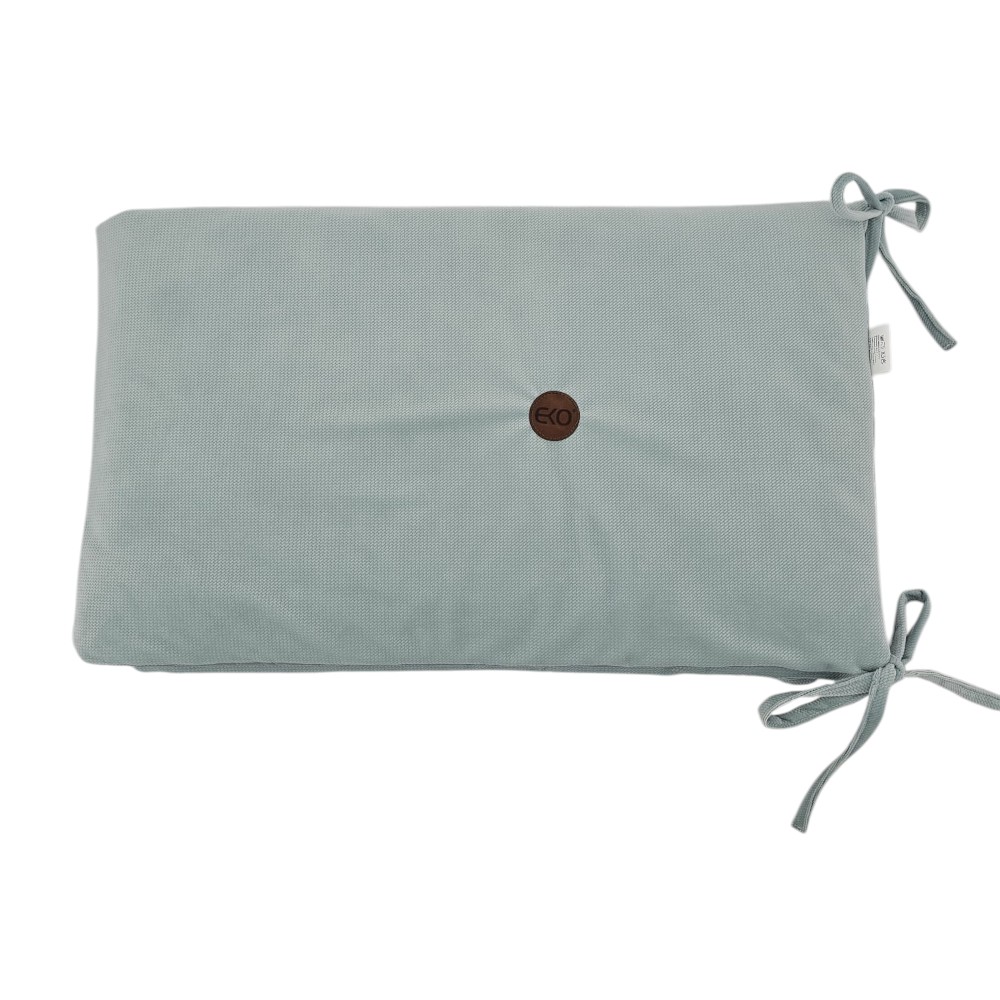 EKO Mantinel do postieľky bavlnený Velvet Olive Green 360cm