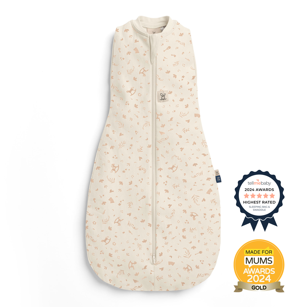 ERGOPOUCH Zavinovačka a pytel na spanie 2v1 Cocoon Lullaby  0-3m, 3-6kg, 1,0tog