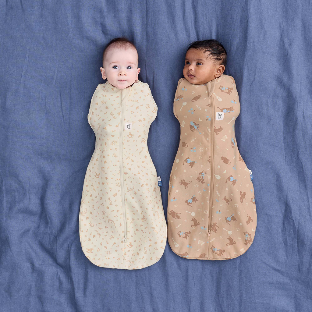 ERGOPOUCH Zavinovačka a pytel na spanie 2v1 Cocoon Lullaby  0-3m, 3-6kg, 1,0tog