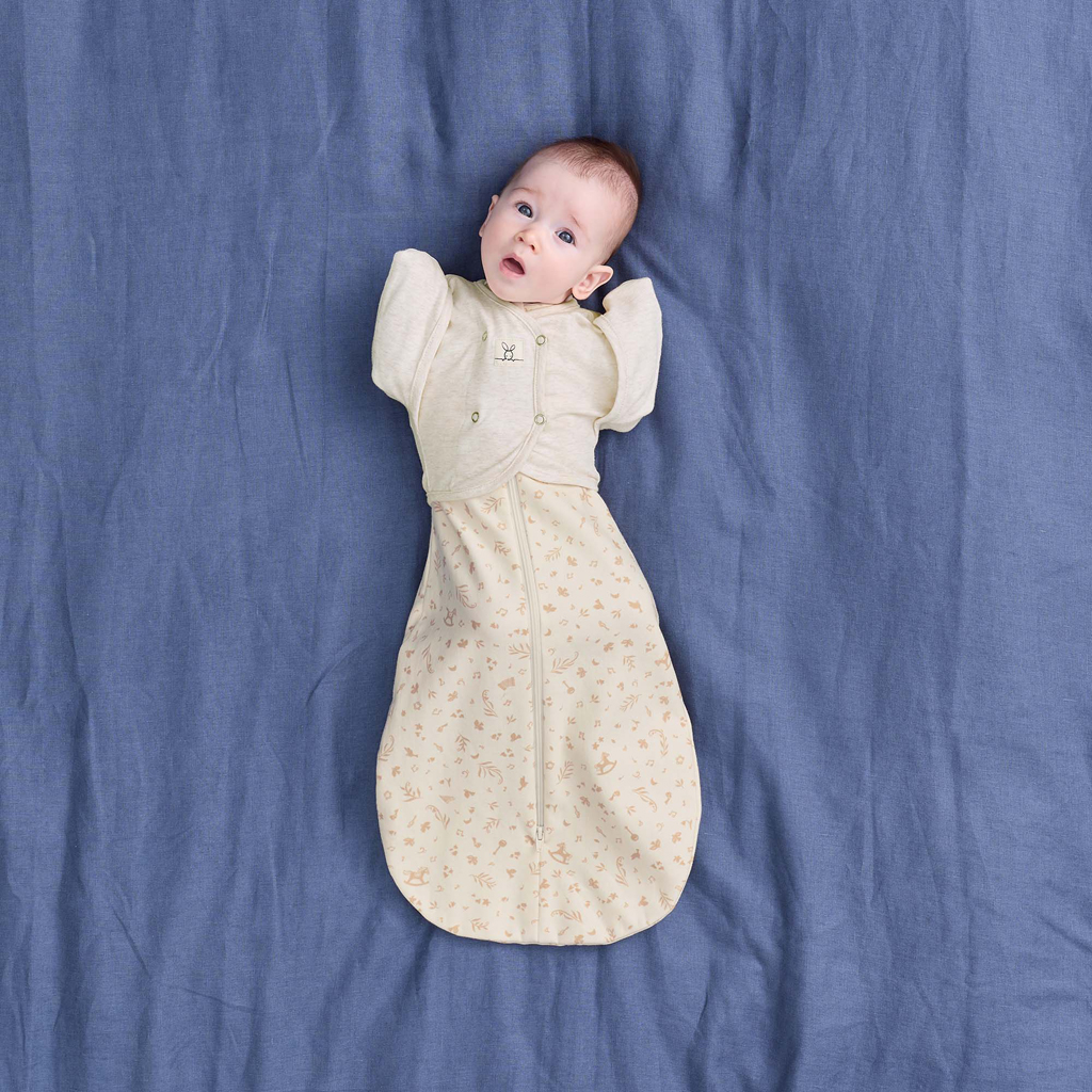 ERGOPOUCH Zavinovačka a pytel na spanie 2v1 Cocoon Lullaby  3-6m, 6-8kg, 1,0tog