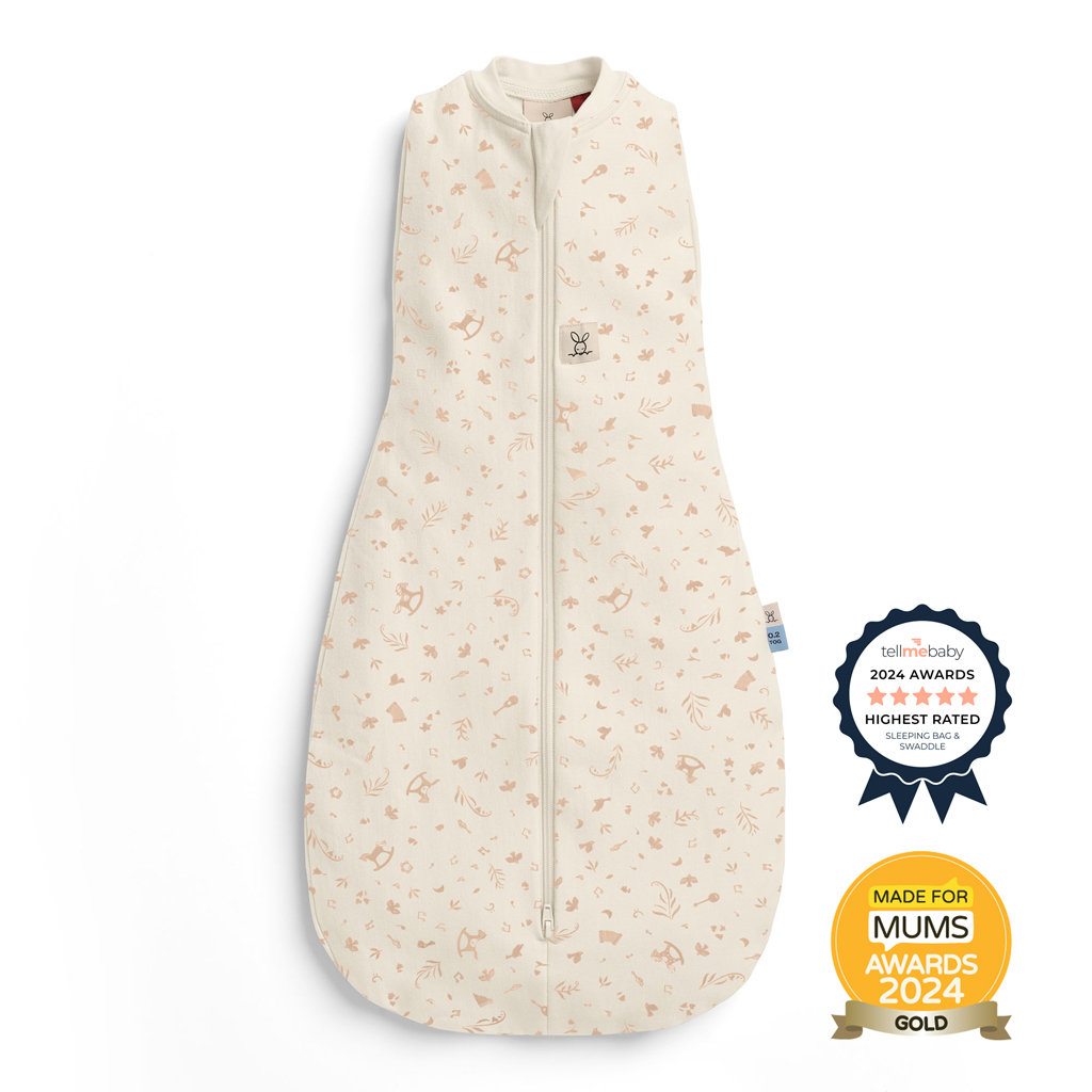 ERGOPOUCH Zavinovačka a pytel na spanie 2v1 Cocoon Lullaby  6-12m, 8-10kg, 0,2tog