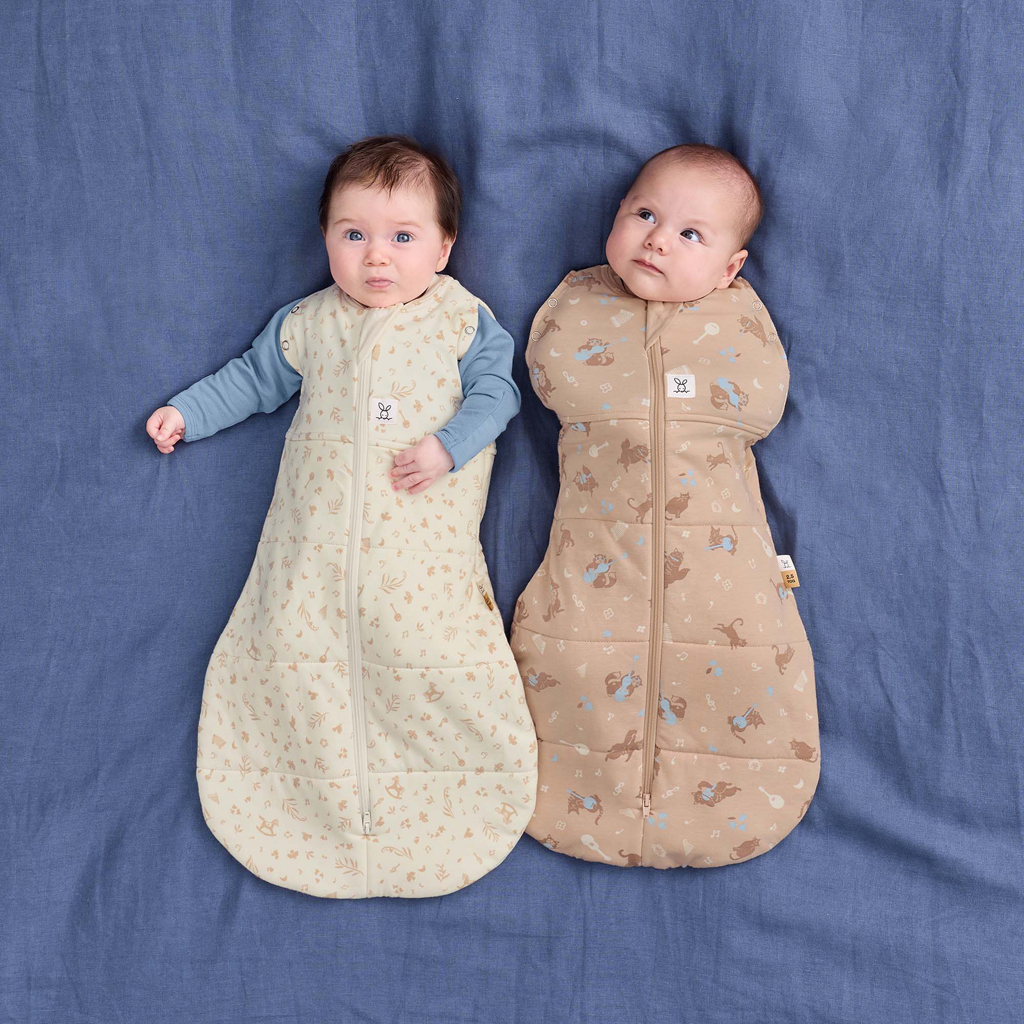 ERGOPOUCH Zavinovačka a pytel na spanie 2v1 Cocoon Melody  3-6m, 6-8kg, 2,5tog