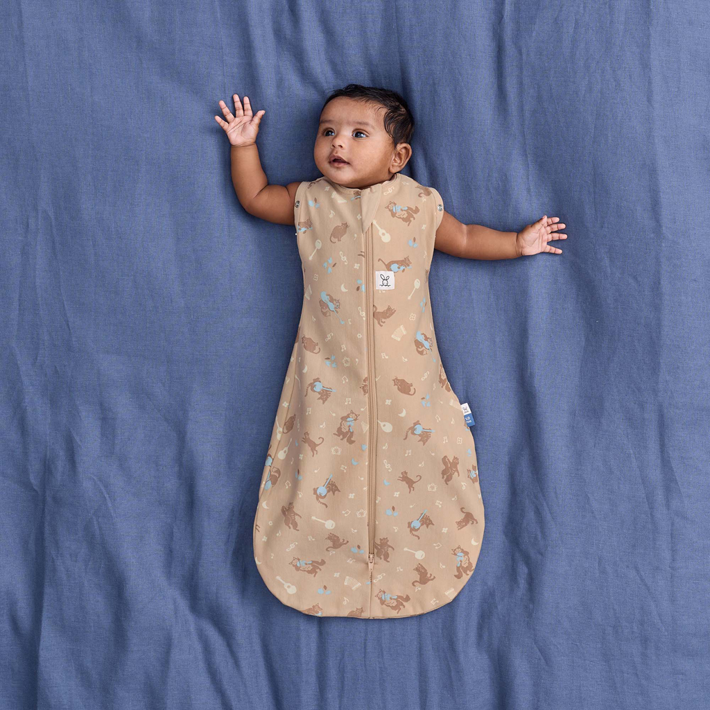 ERGOPOUCH Zavinovačka a pytel na spanie 2v1 Cocoon Melody  6-12m, 8-10kg, 1,0tog
