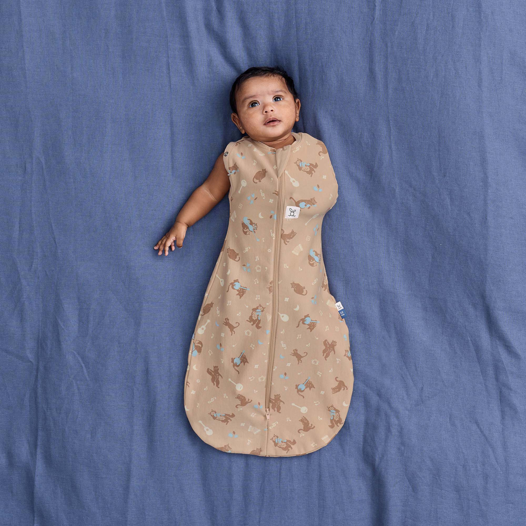 ERGOPOUCH Zavinovačka a pytel na spanie 2v1 Cocoon Melody  6-12m, 8-10kg, 1,0tog
