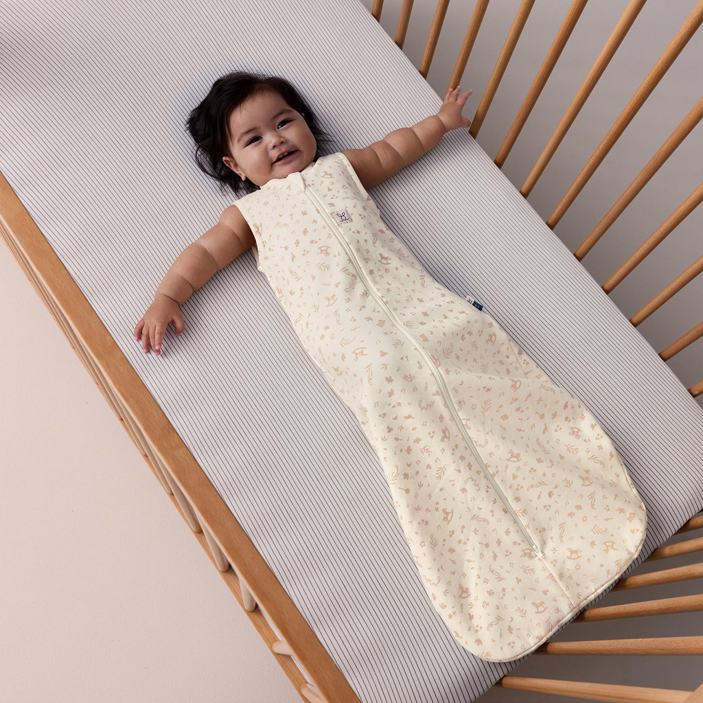 ERGOPOUCH Vak na spanie organická bavlna Jersey Lullaby 3-12m, 6-10kg, 1,0tog