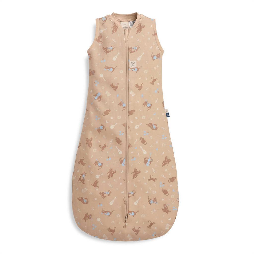 ERGOPOUCH Vak na spanie organická bavlna Jersey Melody 8-24m, 8-14kg, 1,0tog