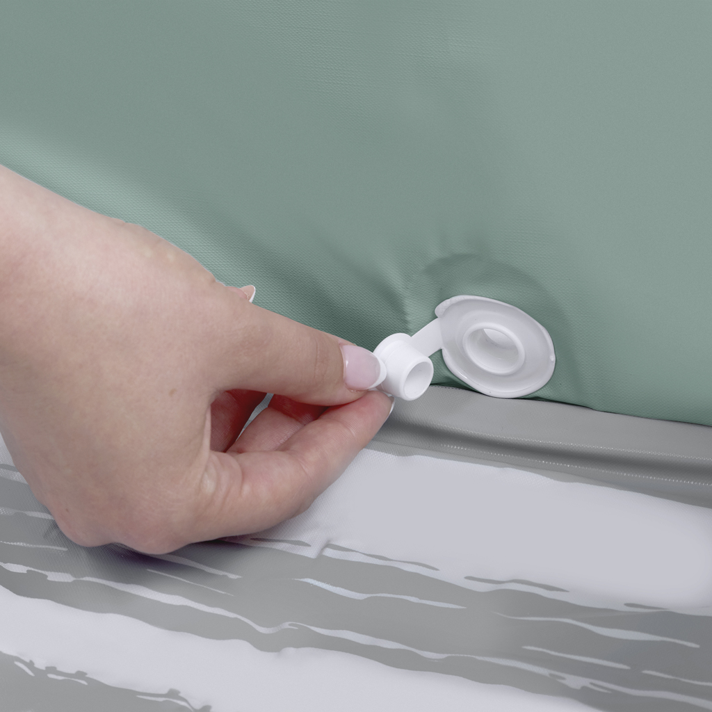 INGENUITY Vanička na cesty skladacia Tuckaway zelená 12m+