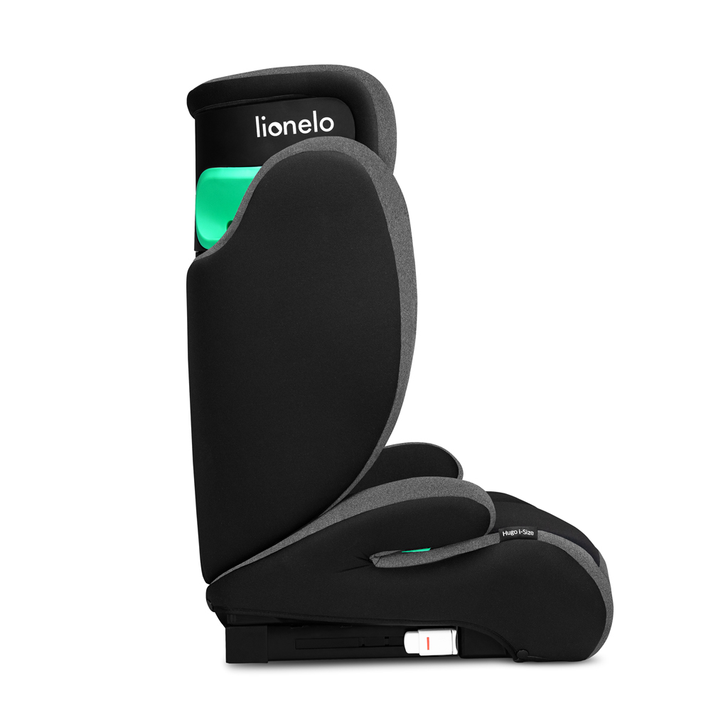 LIONELO Autosedačka Hugo i-Size (100-150 cm) Black Grey