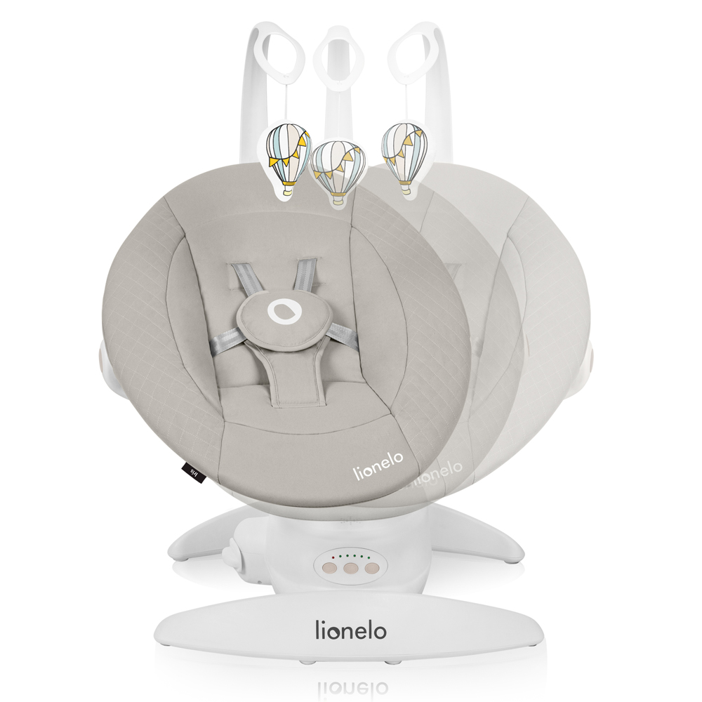 LIONELO Detské lehátko Iris Beige Sand, 0m+