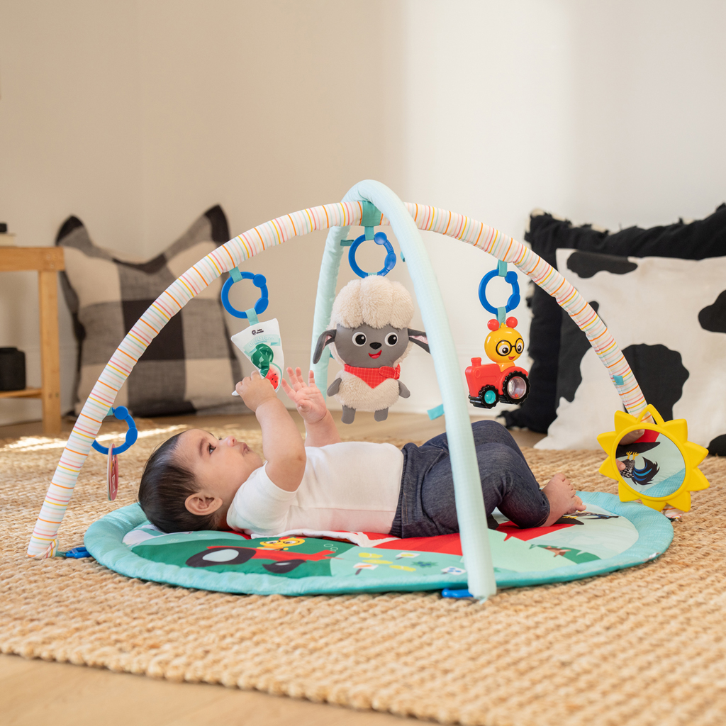 BABY EINSTEIN Deka na hranie pre rozvoj motoriky a zmyslov Happy Harvest™ Touch &amp; Feel, 0m+