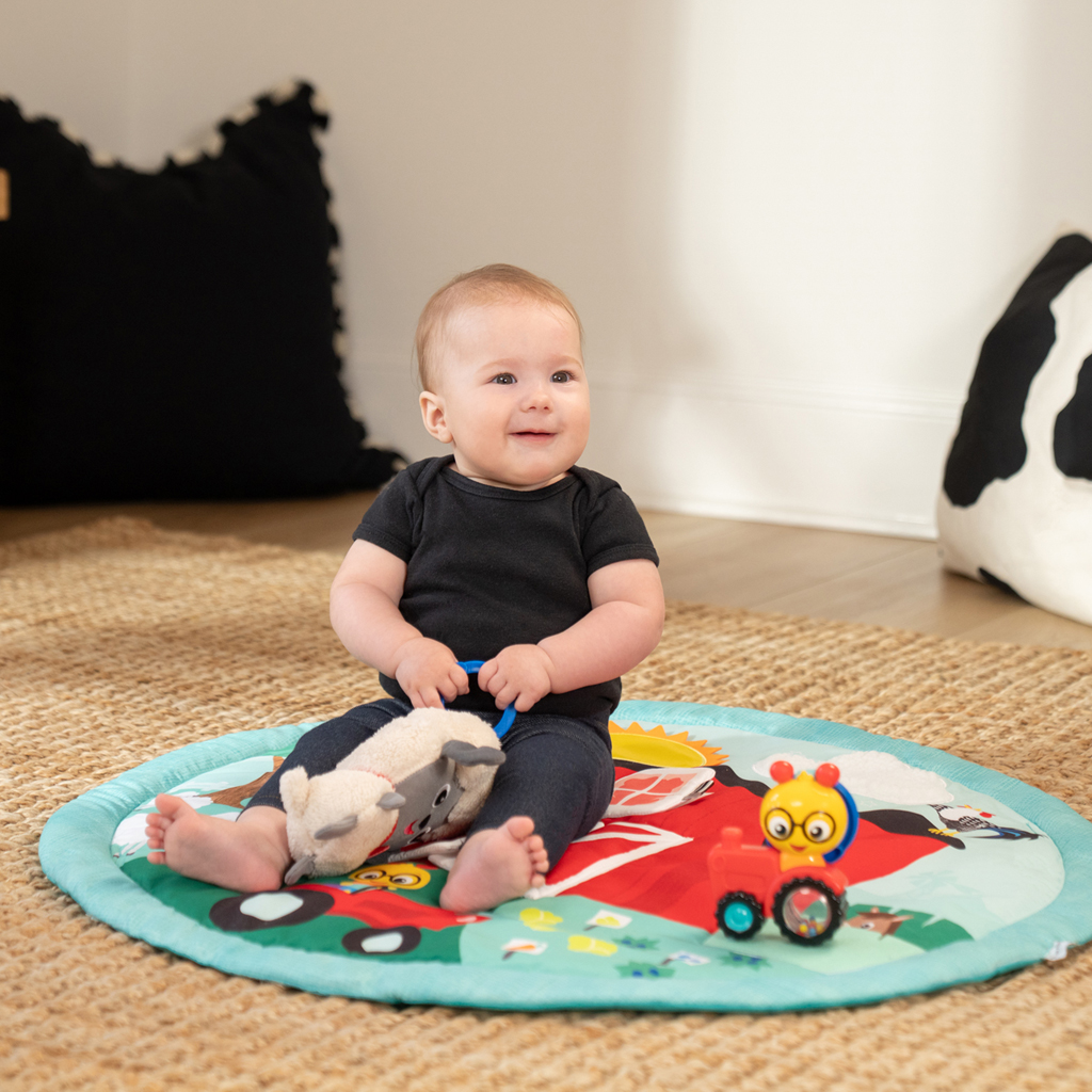 BABY EINSTEIN Deka na hranie pre rozvoj motoriky a zmyslov Happy Harvest™ Touch &amp; Feel, 0m+