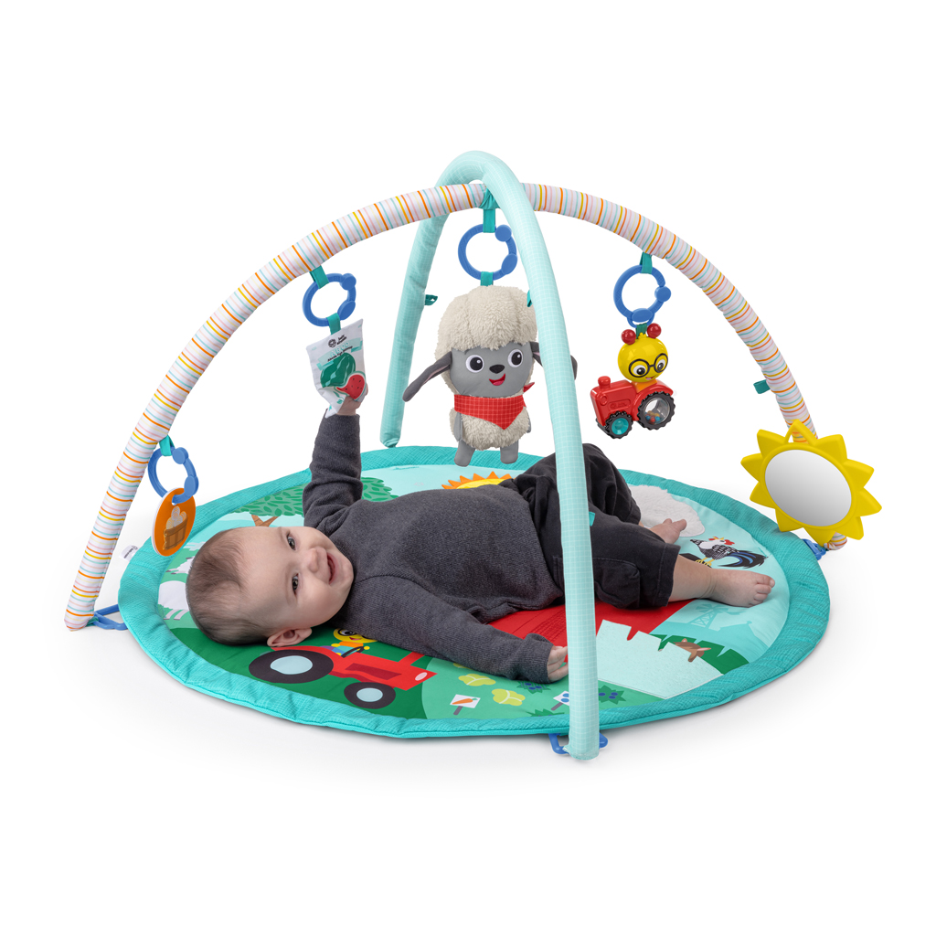 BABY EINSTEIN Deka na hranie pre rozvoj motoriky a zmyslov Happy Harvest™ Touch &amp; Feel, 0m+