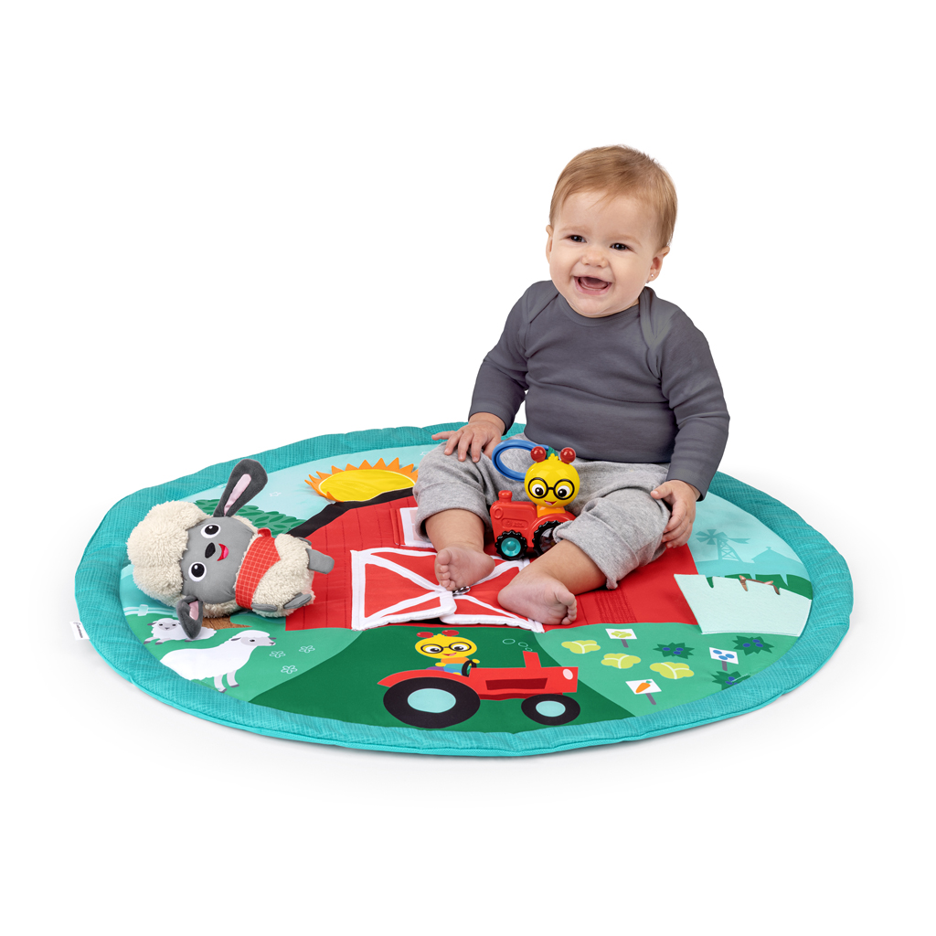 BABY EINSTEIN Deka na hranie pre rozvoj motoriky a zmyslov Happy Harvest™ Touch &amp; Feel, 0m+
