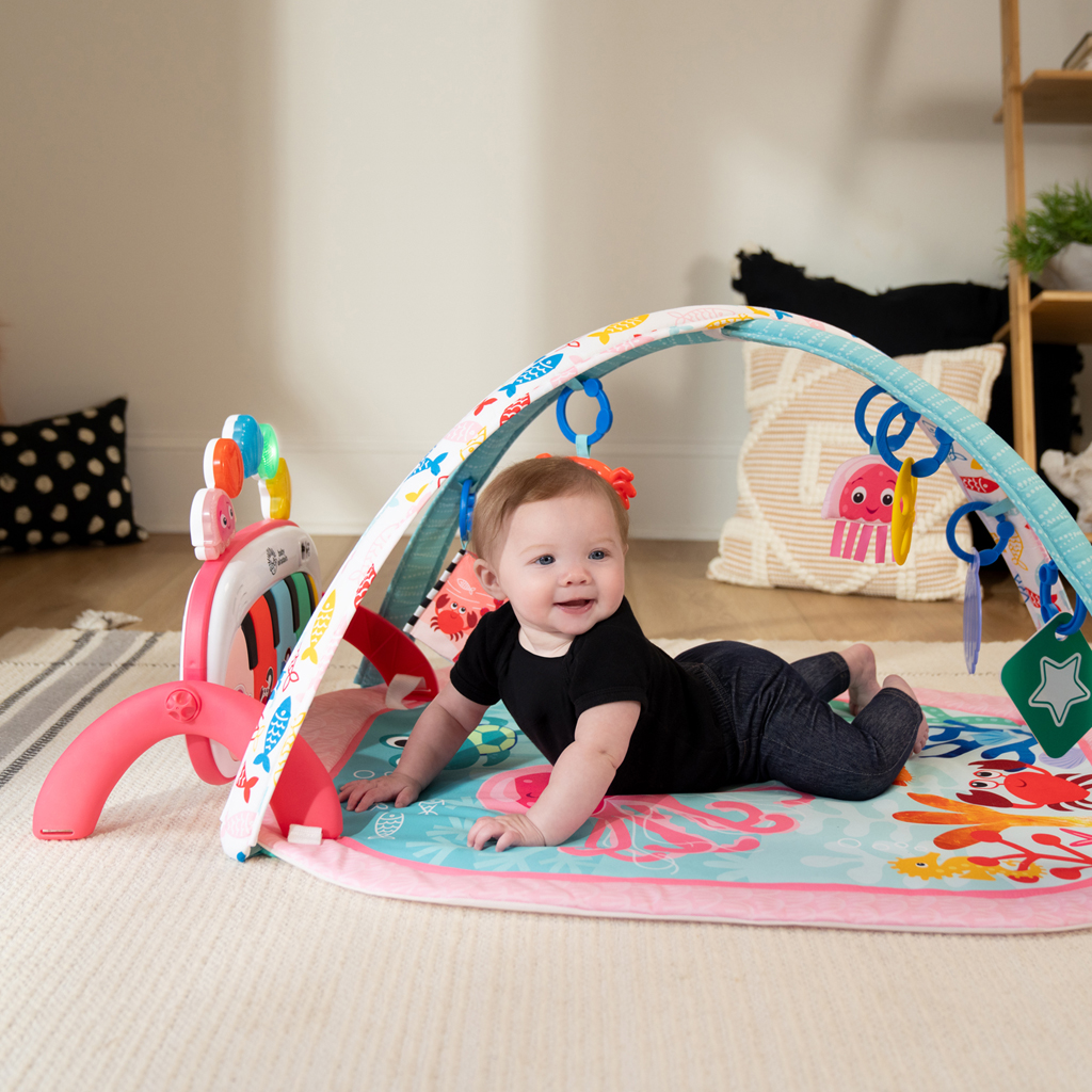 BABY EINSTEIN Deka na hranie s aktivitami 4v1 Kickin’ Tunes™ Jellyfish Jamboree™ 0m+
