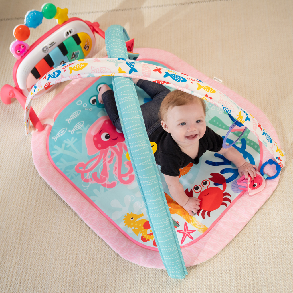 BABY EINSTEIN Deka na hranie s aktivitami 4v1 Kickin’ Tunes™ Jellyfish Jamboree™ 0m+