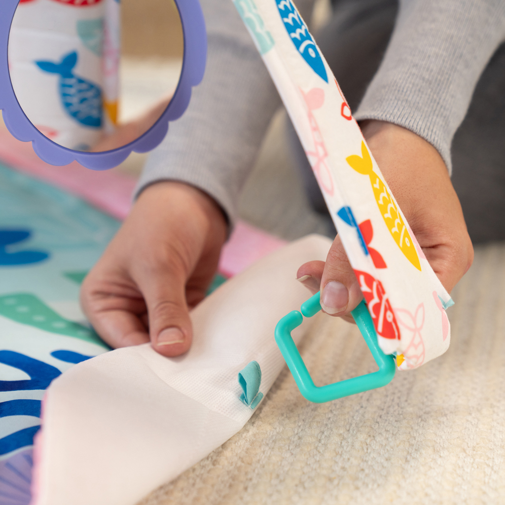 BABY EINSTEIN Deka na hranie s aktivitami 4v1 Kickin’ Tunes™ Jellyfish Jamboree™ 0m+