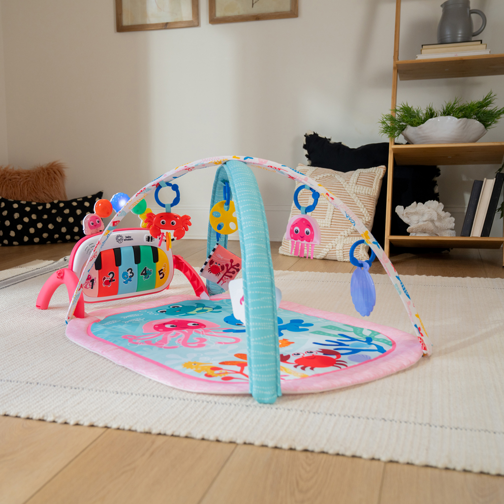 BABY EINSTEIN Deka na hranie s aktivitami 4v1 Kickin’ Tunes™ Jellyfish Jamboree™ 0m+