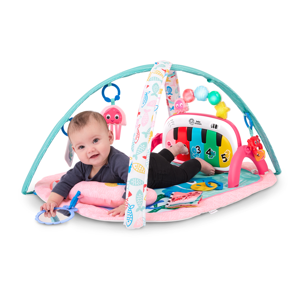 BABY EINSTEIN Deka na hranie s aktivitami 4v1 Kickin’ Tunes™ Jellyfish Jamboree™ 0m+