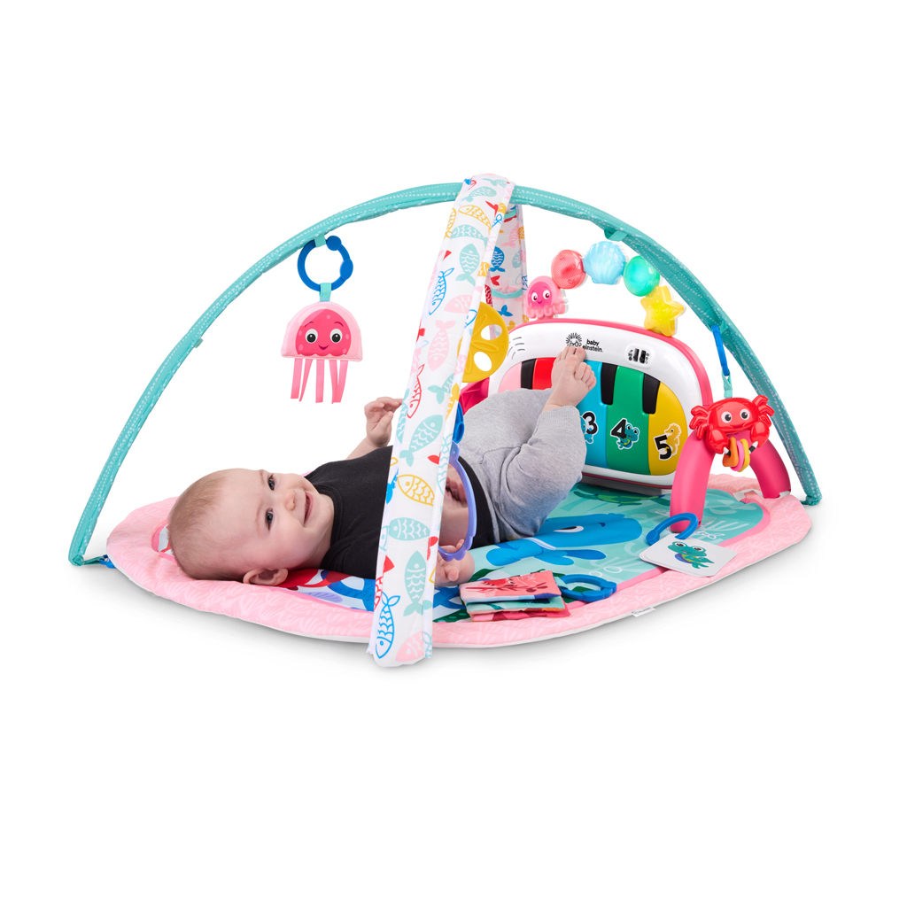 BABY EINSTEIN Deka na hranie s aktivitami 4v1 Kickin’ Tunes™ Jellyfish Jamboree™ 0m+