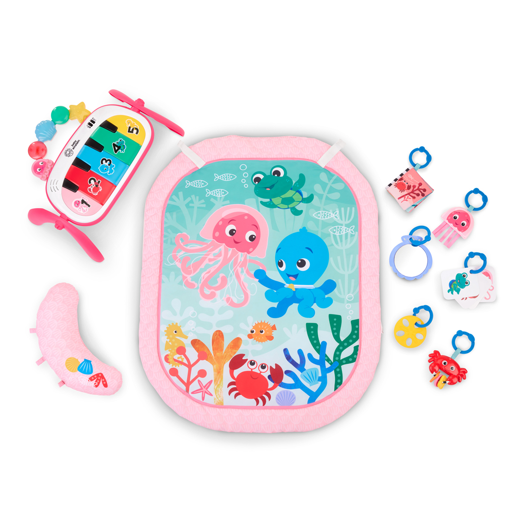 BABY EINSTEIN Deka na hranie s aktivitami 4v1 Kickin’ Tunes™ Jellyfish Jamboree™ 0m+
