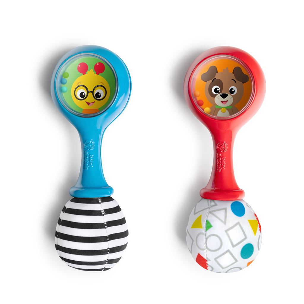 BABY EINSTEIN Hračka hrkálka Shake &amp; Groove™ 2ks, 3m+