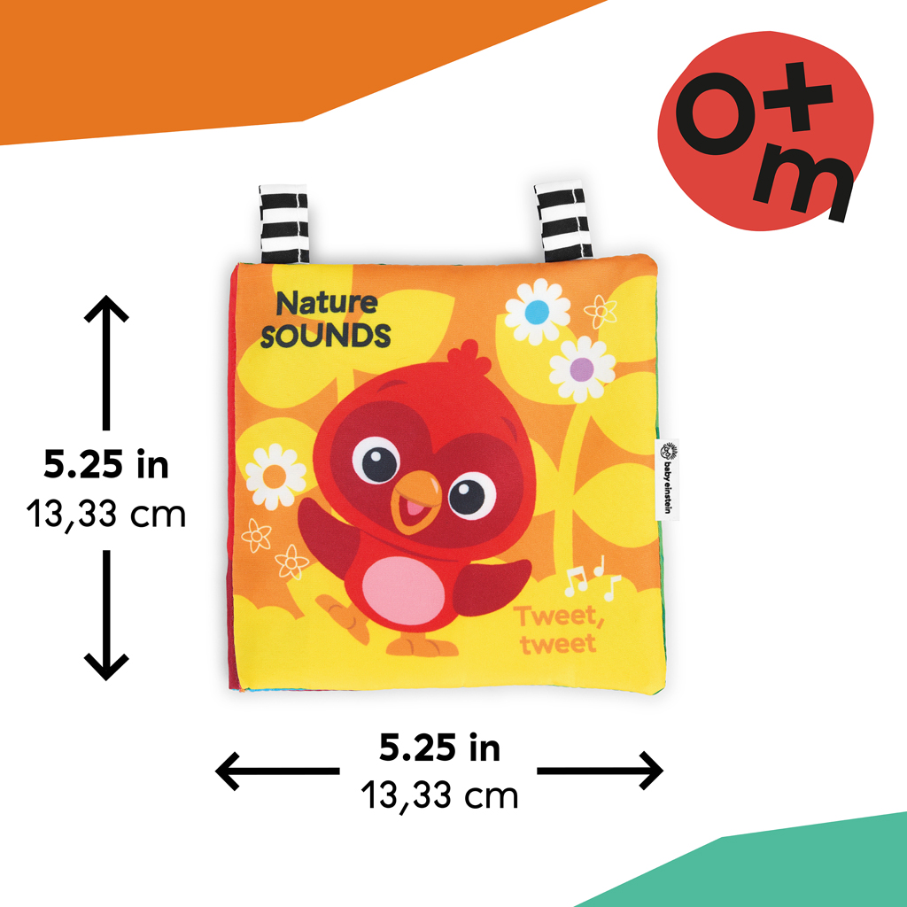 BABY EINSTEIN Kniha plná aktivít multisenzorická Nature Sounds™, 0m+
