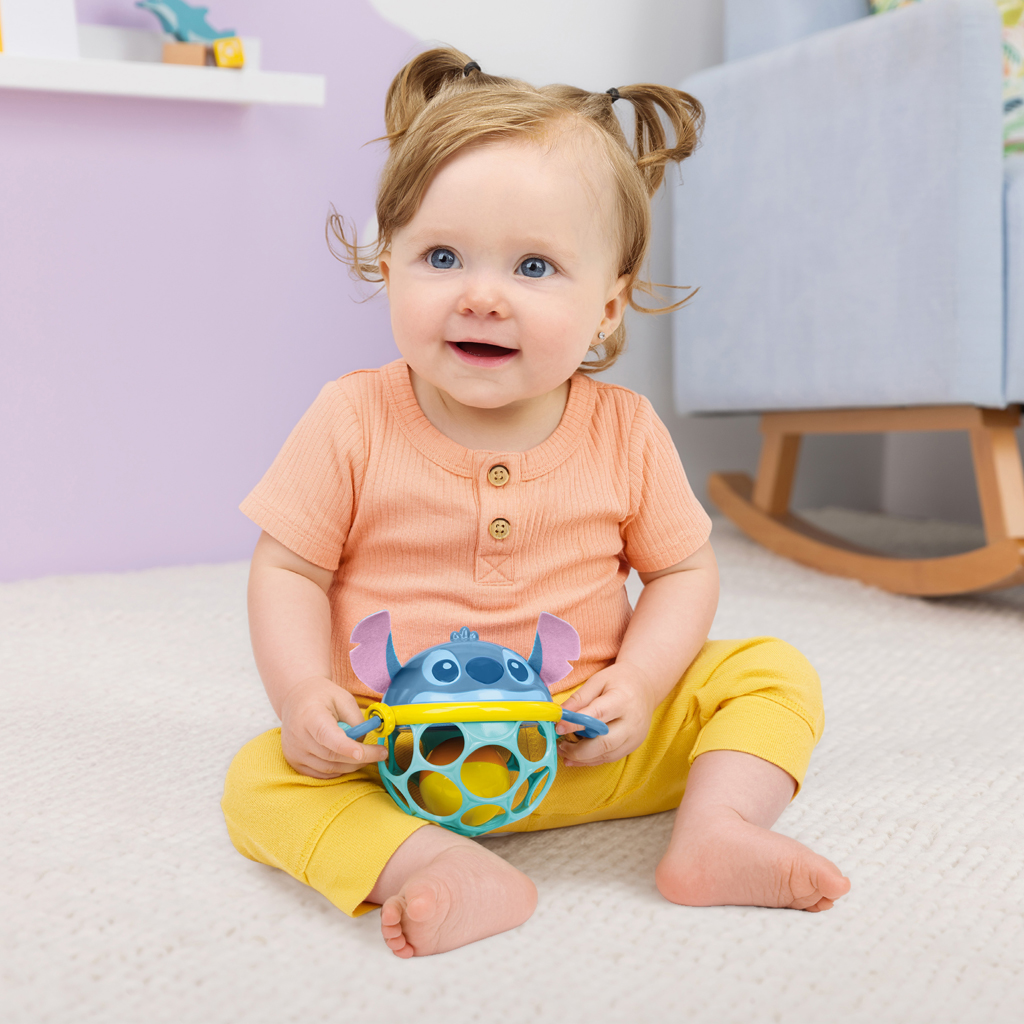 BRIGHT STARTS Hrkálka senzorická Stitch Jingle &amp; Shake™, 0m+