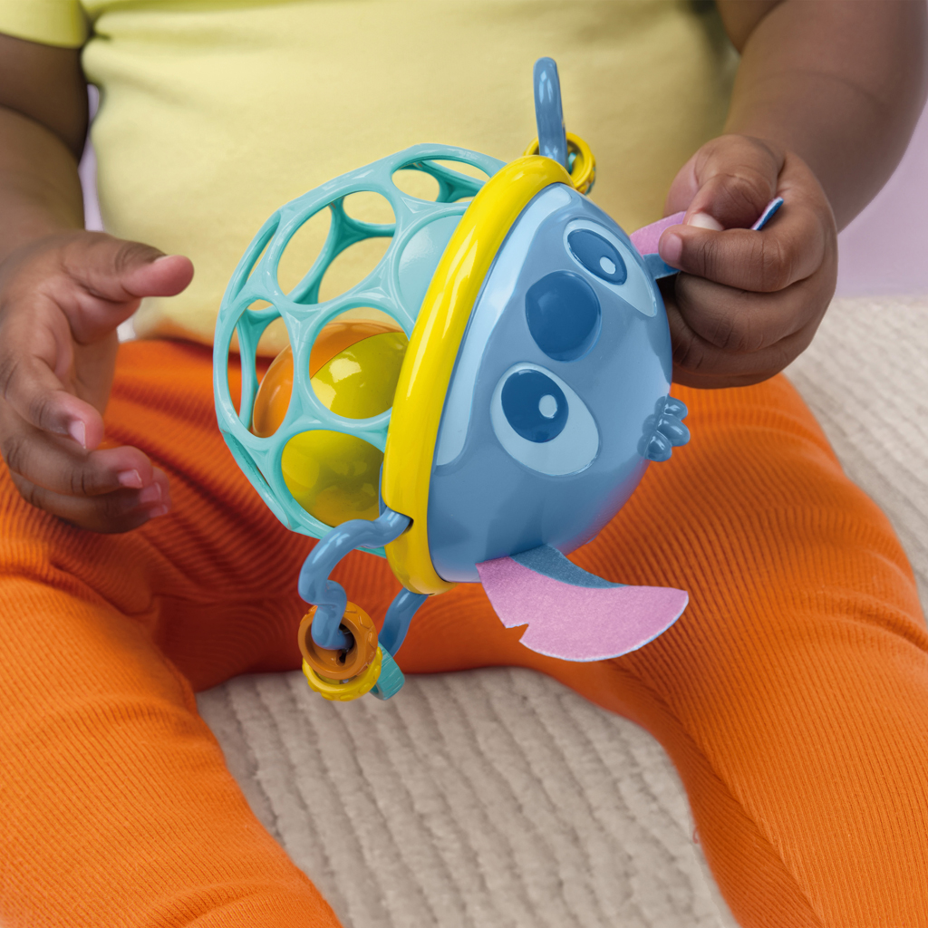 BRIGHT STARTS Hrkálka senzorická Stitch Jingle &amp; Shake™, 0m+
