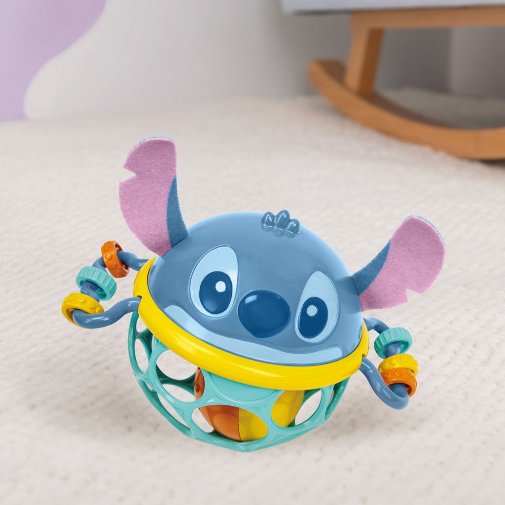 BRIGHT STARTS Hrkálka senzorická Stitch Jingle &amp; Shake™, 0m+