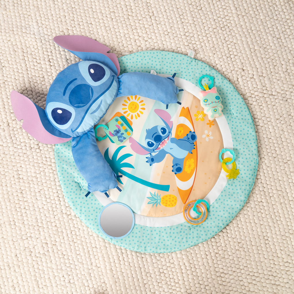 DISNEY BABY Deka na hranie pre rozvoj motoriky a zmyslov Stitch Party Paradise™, 0m+