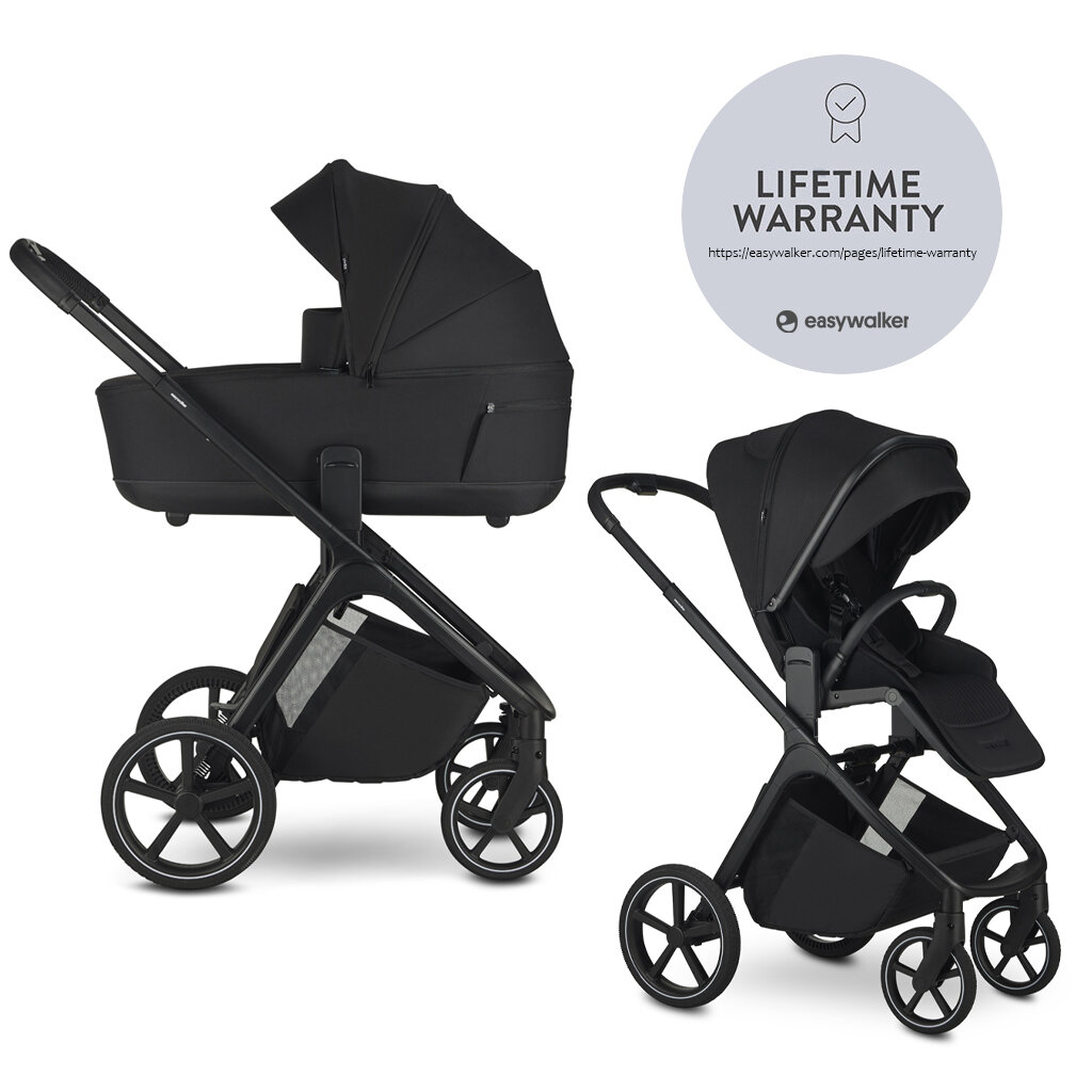 EASYWALKER Kočík kombinovaný Zoey Pure Black