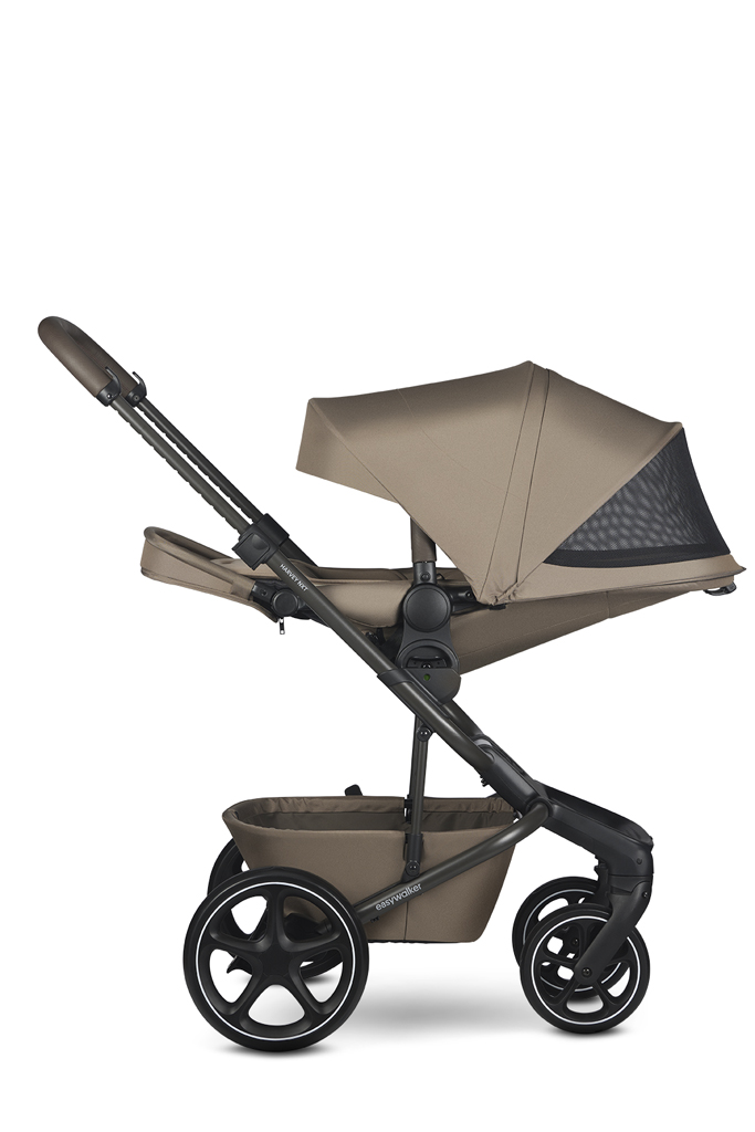 EASYWALKER Set XL kočík kombinovaný Harvey NXT s príslušenstvom Mocha Brown