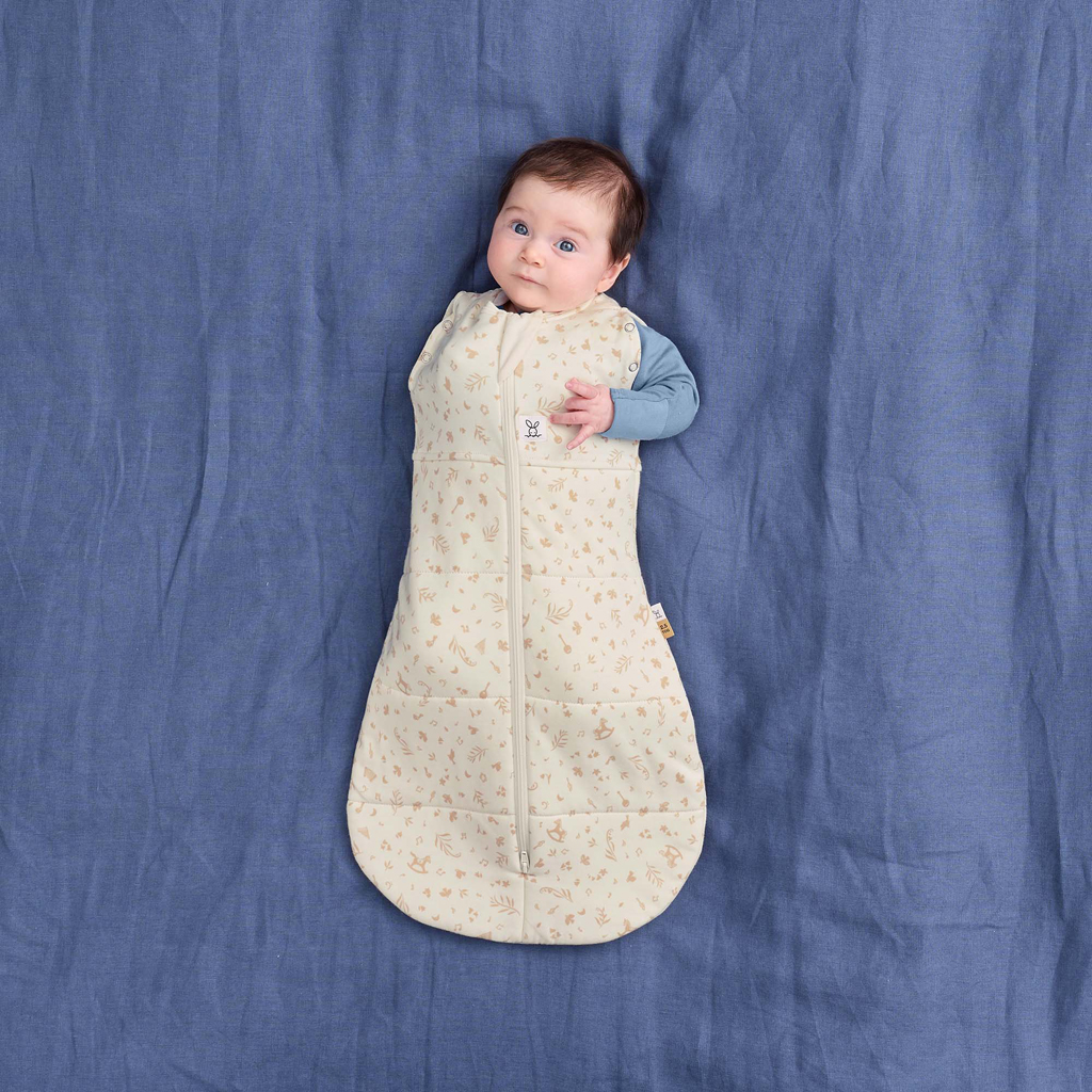 ERGOPOUCH Zavinovačka a pytel na spanie 2v1 Cocoon Lullaby  3-6m, 6-8kg, 2,5tog