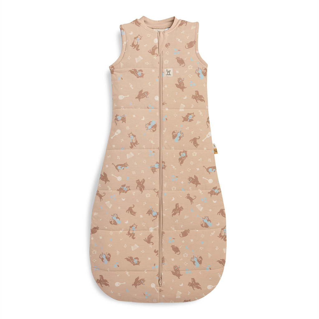 ERGOPOUCH Vak na spanie organická bavlna Jersey Melody 3-12m, 6-10kg, 2,5tog