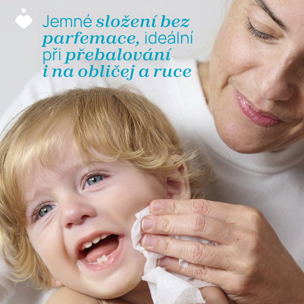 CHICCO Detské vlhčené obrúsky jemne parfumované 72 ks