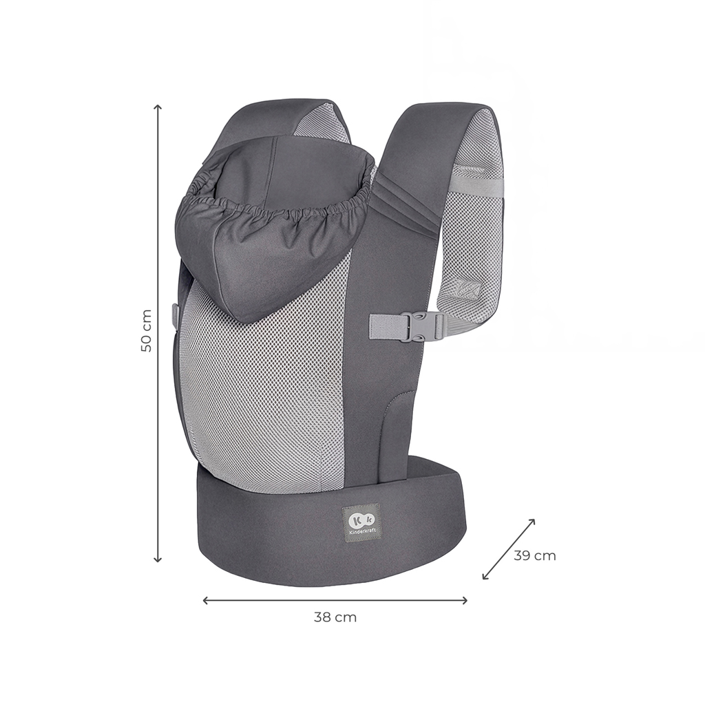 KINDERKRAFT Nosič detský CarryBee Grey