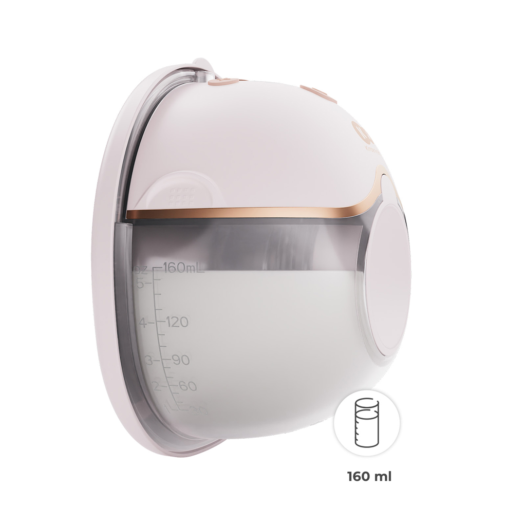 KINDERKRAFT Odsávačka materského mlieka Single Hands-free Mamaflow Gold