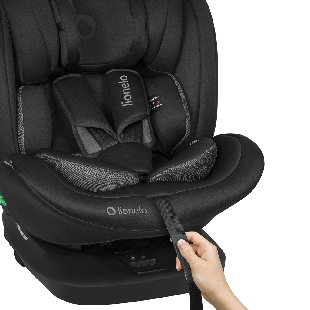 LIONELO Autosedačka Bastiaan i-Size (40-150 cm) Black Carbon