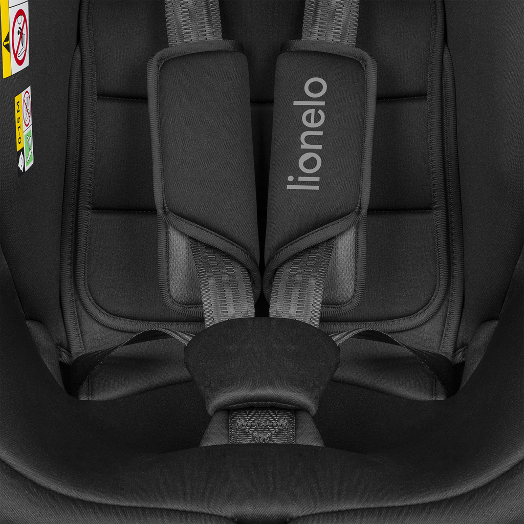 LIONELO Autosedačka Bastiaan i-Size (40-150 cm) Black Carbon
