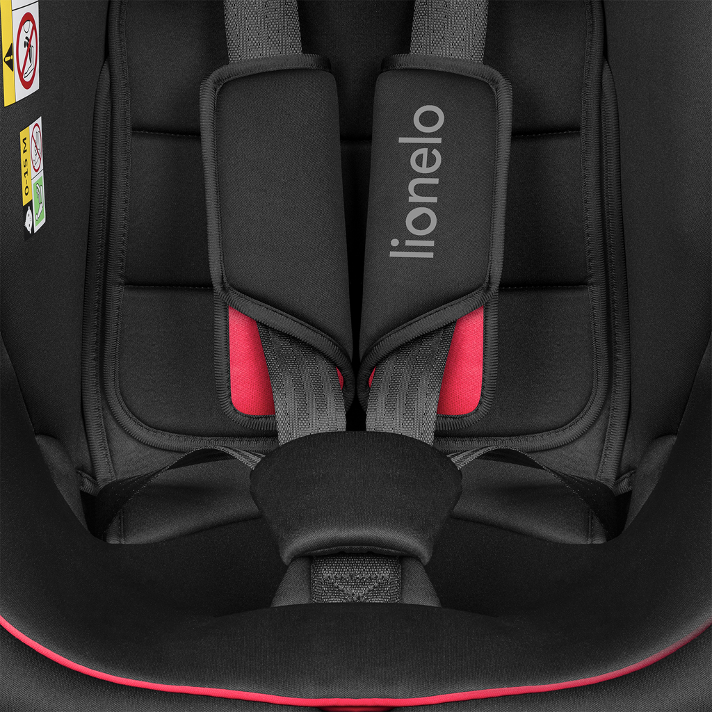LIONELO Autosedačka Bastiaan i-Size (40-150 cm) Black Red