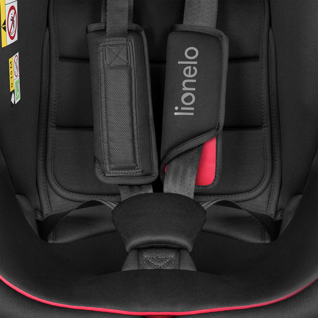 LIONELO Autosedačka Bastiaan i-Size (40-150 cm) Black Red