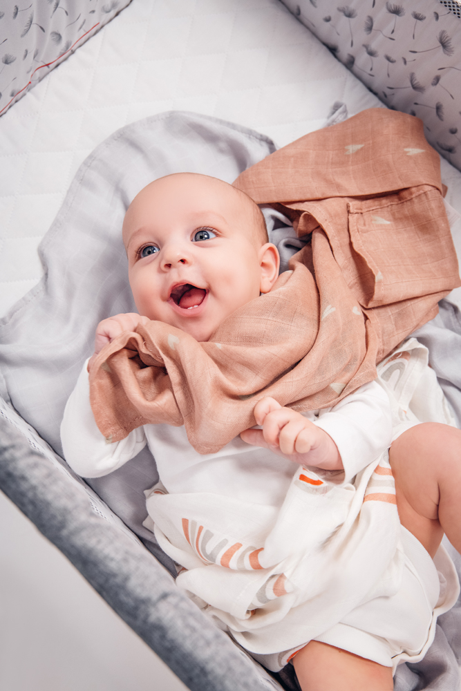 LIONELO Bambusové plienky Bamboo Set Leaf, 3 ks