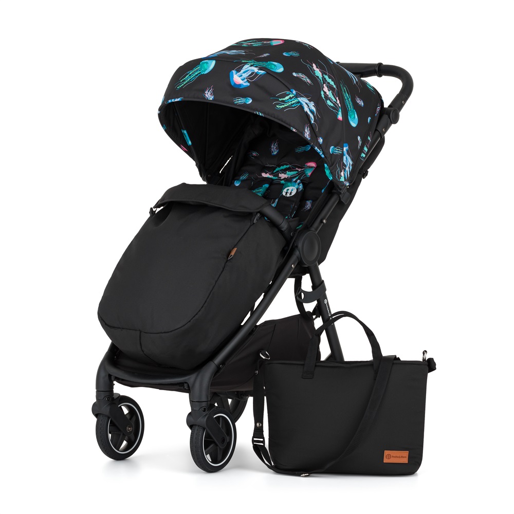 PETITE&amp;MARS Kočík športový Royal3 Black Limited100 Jellyfish