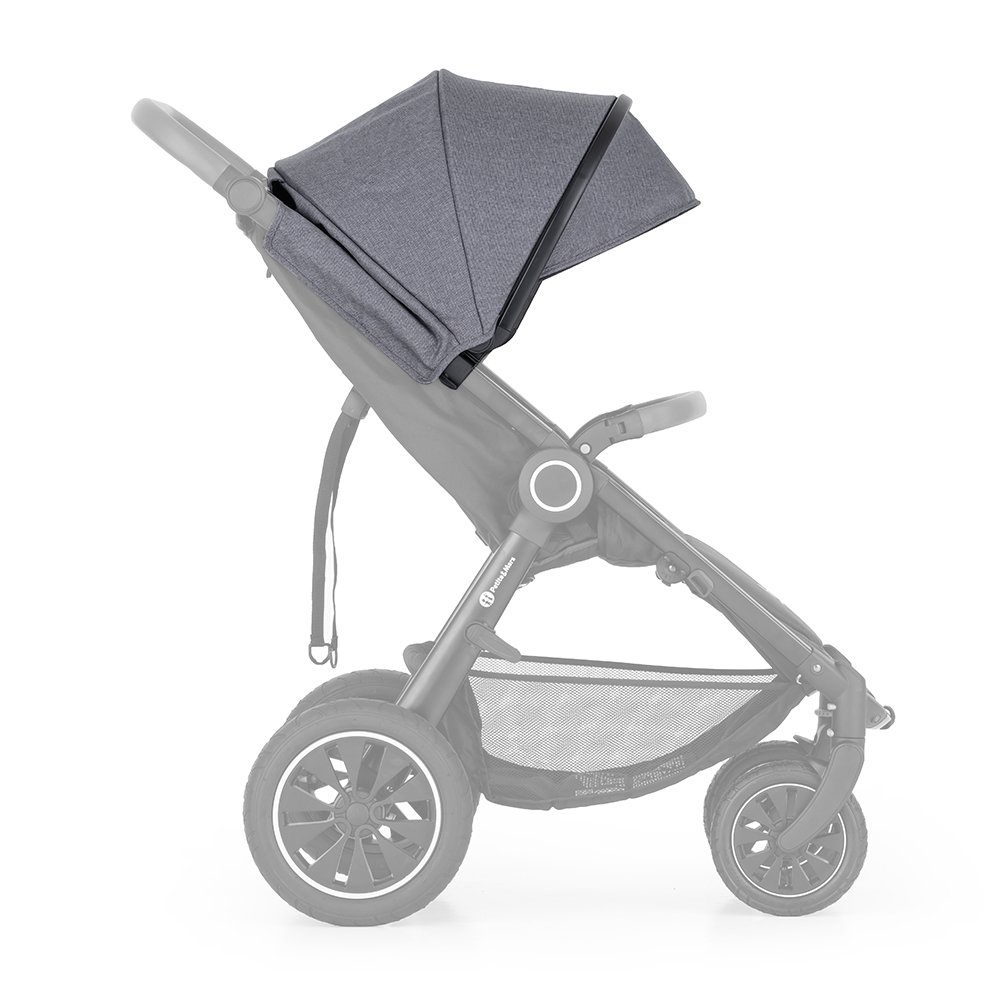 PETITE&amp;MARS Strieška na kočík Street+ Ultimate Grey