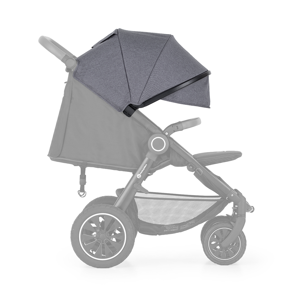 PETITE&amp;MARS Strieška na kočík Street+ Ultimate Grey