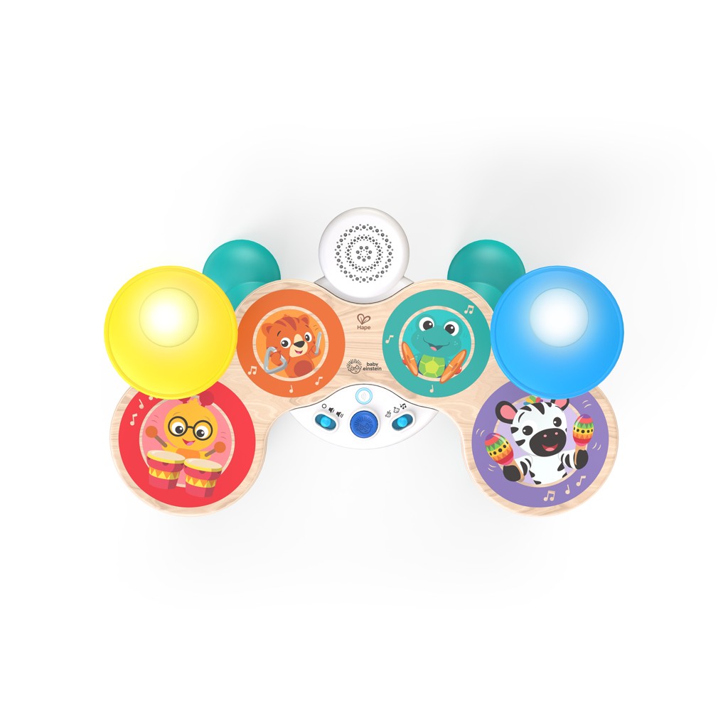 BABY EINSTEIN Hračka hudobná Set bubnov Together in Tune Drums™ Connected Magic Touch™ HAPE 12m+